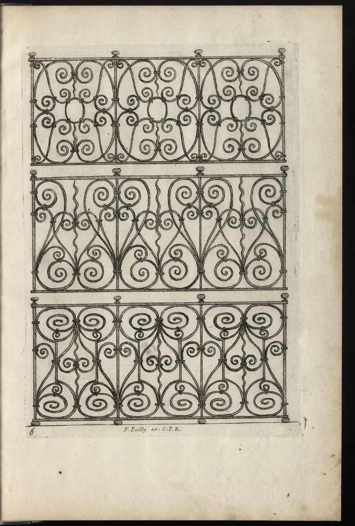 An illustration from Liure nouueau de serrurerie, leaf 18