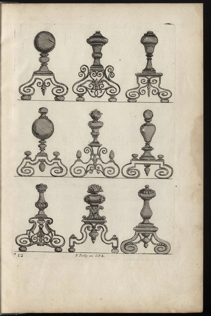 An illustration from Liure nouueau de serrurerie, leaf 30
