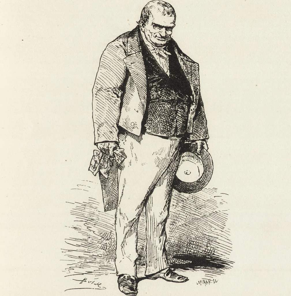 An illustration from La comédie de notre temps ... études au crayon et à la plume, 1874, leaf 112