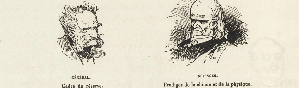 An illustration from La comédie de notre temps ... études au crayon et à la plume, 1874, leaf 115