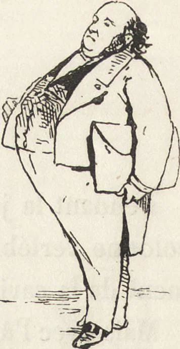 An illustration from La comédie de notre temps ... études au crayon et à la plume, 1874, leaf 117
