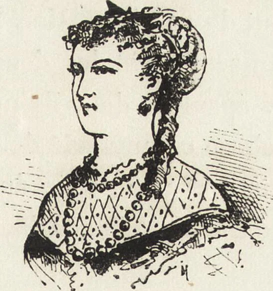 An illustration from La comédie de notre temps ... études au crayon et à la plume, 1874, leaf 172