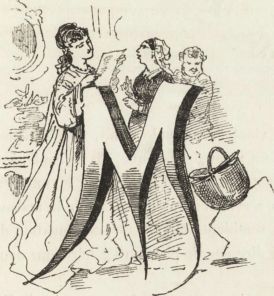 An illustration from La comédie de notre temps ... études au crayon et à la plume, 1874, leaf 192