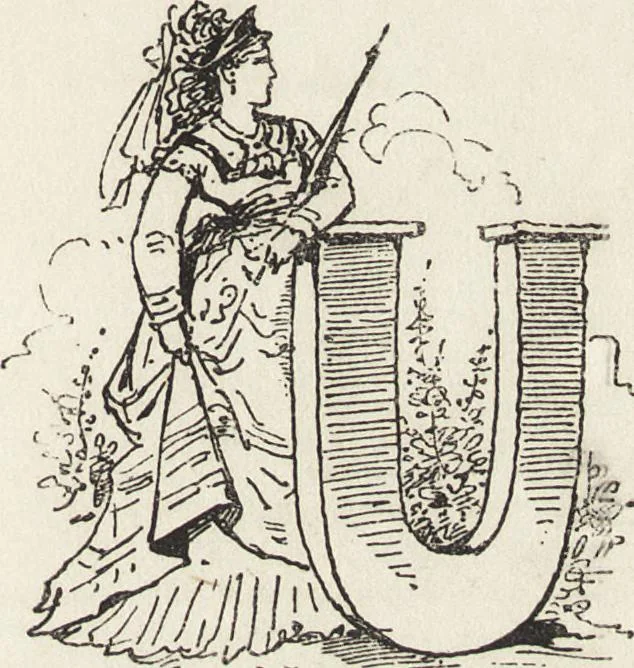 An illustration from La comédie de notre temps ... études au crayon et à la plume, 1874, leaf 20