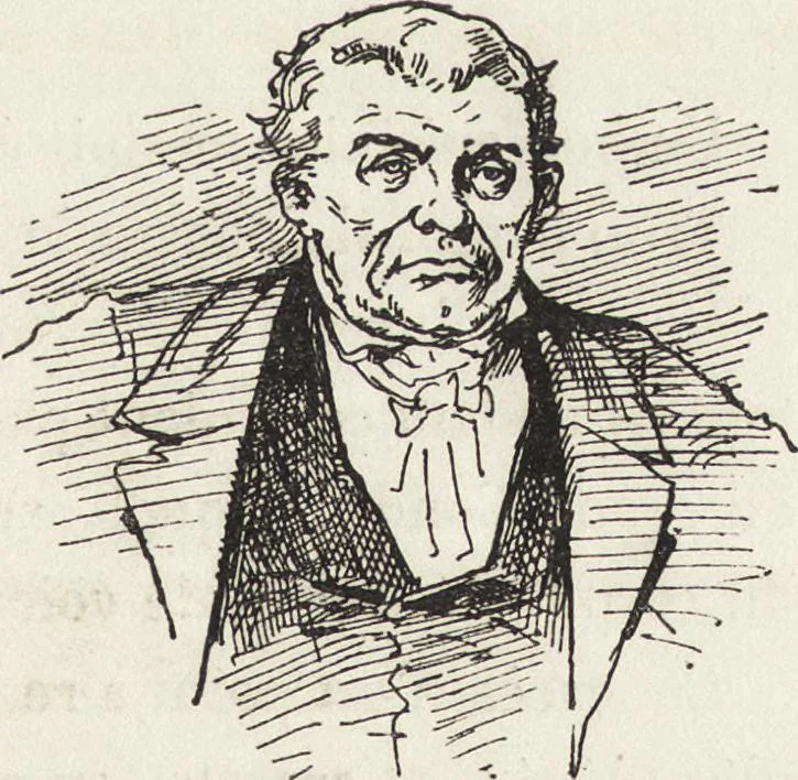 An illustration from La comédie de notre temps ... études au crayon et à la plume, 1874, leaf 202