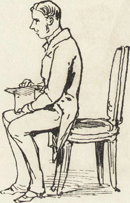 An illustration from La comédie de notre temps ... études au crayon et à la plume, 1874, leaf 227