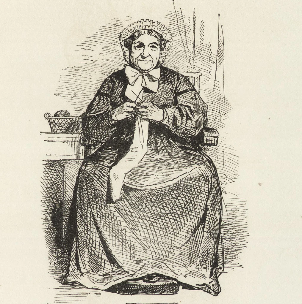 An illustration from La comédie de notre temps ... études au crayon et à la plume, 1874, leaf 238
