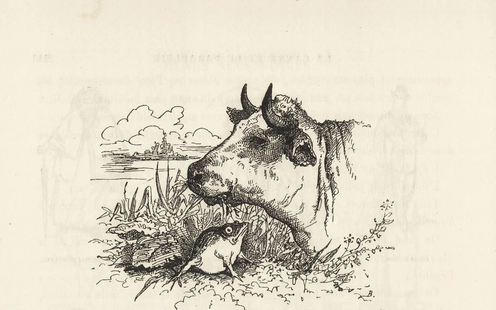 An illustration from La comédie de notre temps ... études au crayon et à la plume, 1874, leaf 255