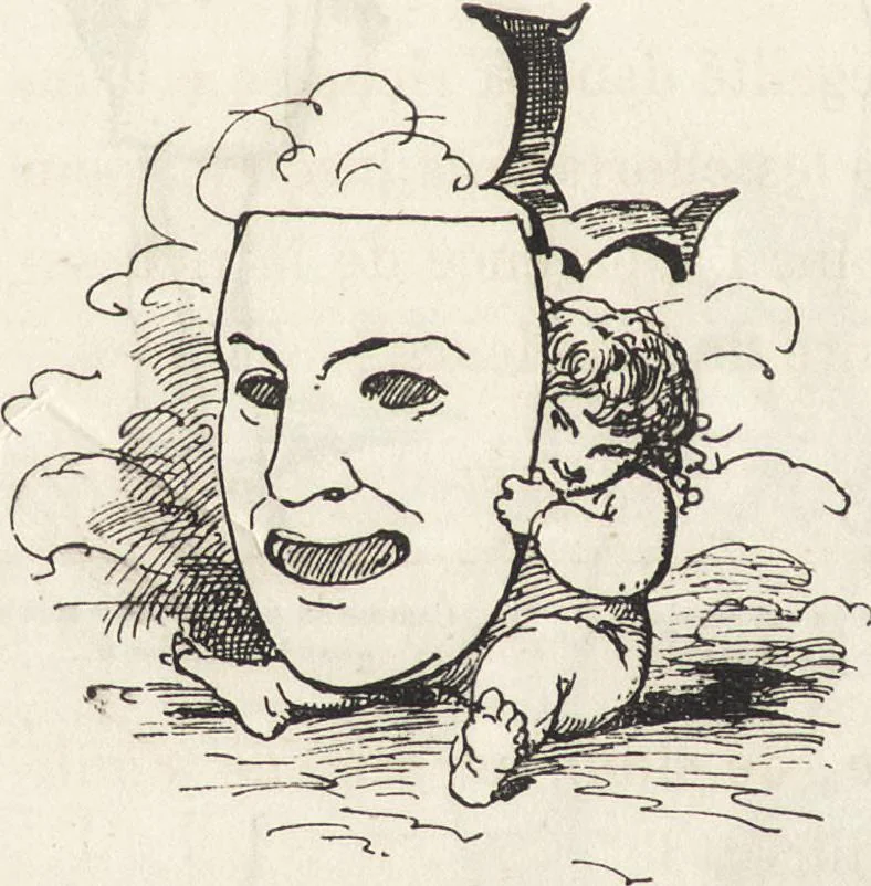 An illustration from La comédie de notre temps ... études au crayon et à la plume, 1874, leaf 255