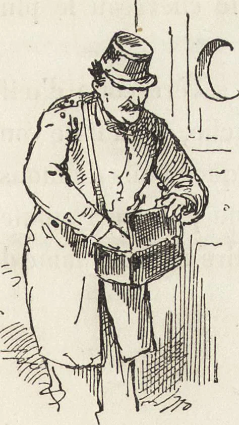 An illustration from La comédie de notre temps ... études au crayon et à la plume, 1874, leaf 260