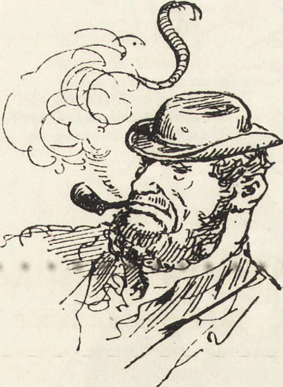 An illustration from La comédie de notre temps ... études au crayon et à la plume, 1874, leaf 311