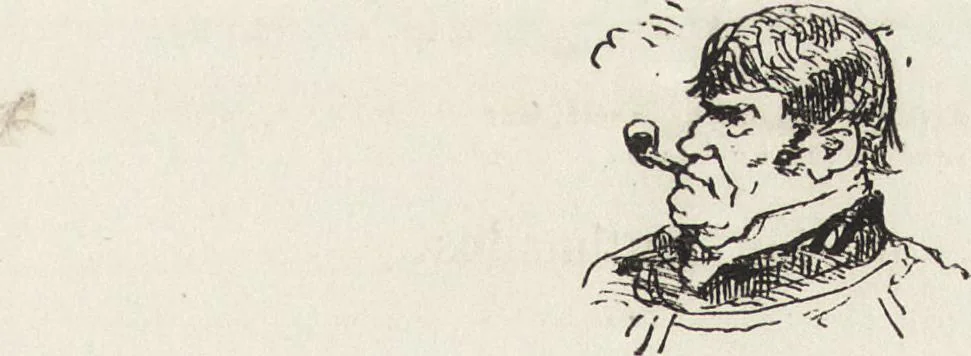 An illustration from La comédie de notre temps ... études au crayon et à la plume, 1874, leaf 318