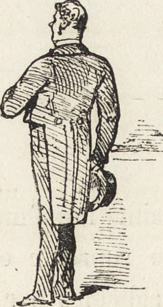 An illustration from La comédie de notre temps ... études au crayon et à la plume, 1874, leaf 39