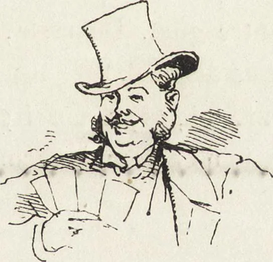 An illustration from La comédie de notre temps ... études au crayon et à la plume, 1874, leaf 466