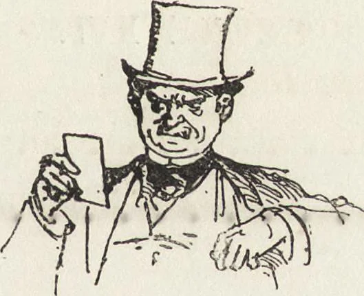 An illustration from La comédie de notre temps ... études au crayon et à la plume, 1874, leaf 468