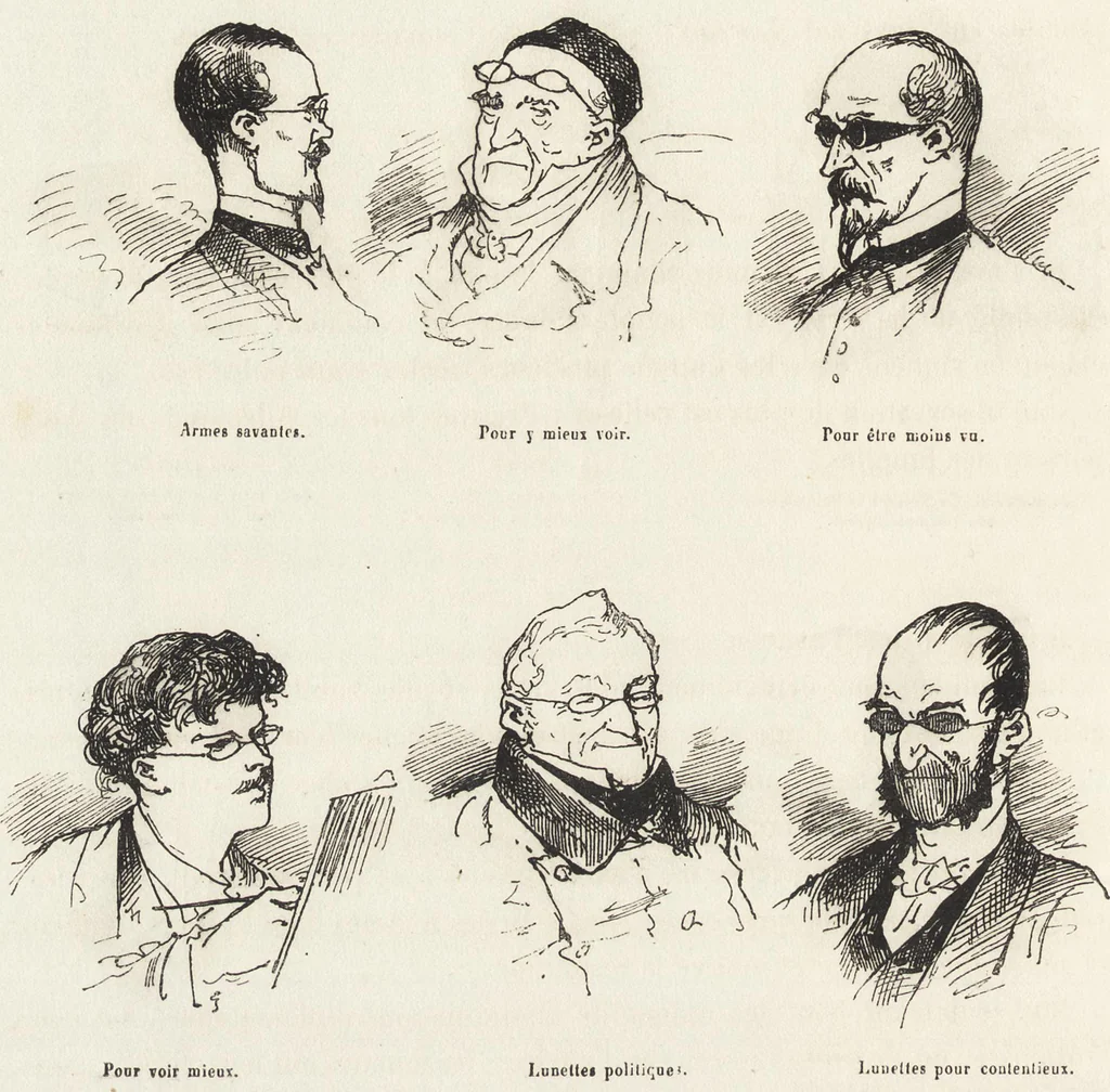 An illustration from La comédie de notre temps ... études au crayon et à la plume, 1874, leaf 473