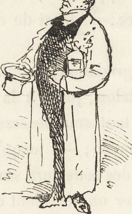 An illustration from La comédie de notre temps ... études au crayon et à la plume, 1874, leaf 53