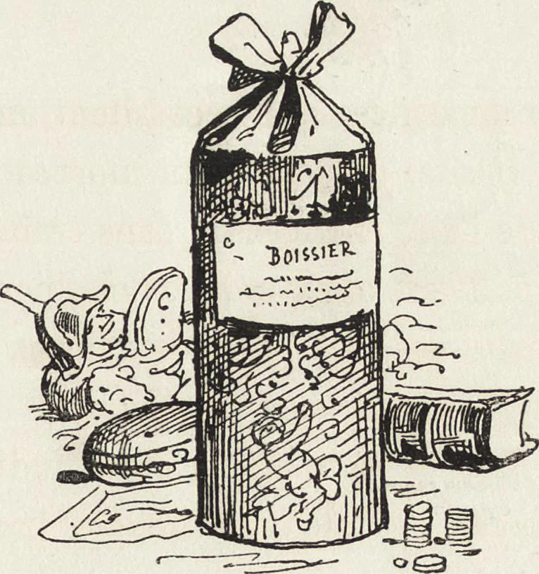 An illustration from La comédie de notre temps ... études au crayon et à la plume, 1874, leaf 544
