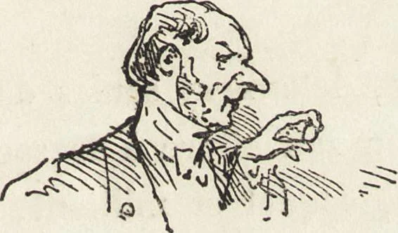 An illustration from La comédie de notre temps ... études au crayon et à la plume, 1874, leaf 576