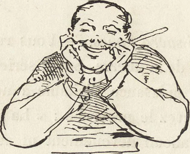An illustration from La comédie de notre temps ... études au crayon et à la plume, 1874, leaf 599