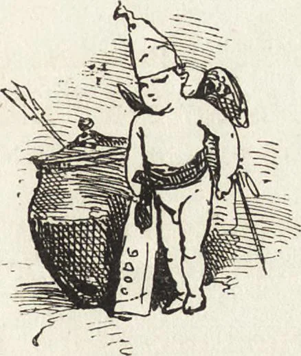 An illustration from La comédie de notre temps ... études au crayon et à la plume, 1874, leaf 642