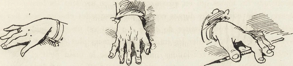 An illustration from La comédie de notre temps ... études au crayon et à la plume, 1874, leaf 66