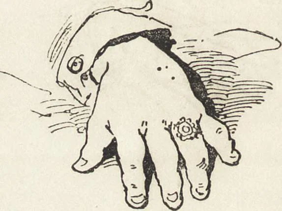 An illustration from La comédie de notre temps ... études au crayon et à la plume, 1874, leaf 67