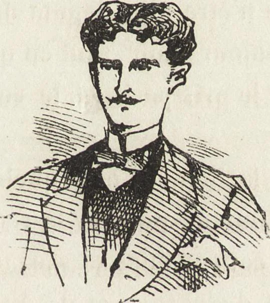 An illustration from La comédie de notre temps ... études au crayon et à la plume, 1874, leaf 74
