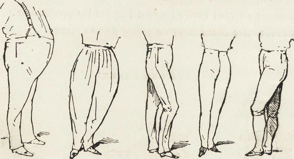 An illustration from La comédie de notre temps ... études au crayon et à la plume, 1874, leaf 78