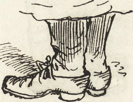 An illustration from La comédie de notre temps ... études au crayon et à la plume, 1874, leaf 81