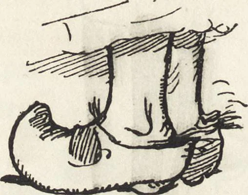 An illustration from La comédie de notre temps ... études au crayon et à la plume, 1874, leaf 81
