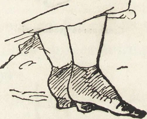An illustration from La comédie de notre temps ... études au crayon et à la plume, 1874, leaf 81