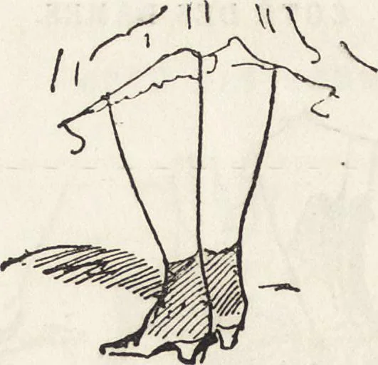 An illustration from La comédie de notre temps ... études au crayon et à la plume, 1874, leaf 81