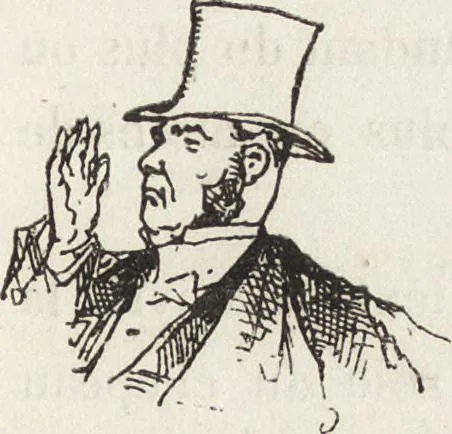An illustration from La comédie de notre temps ... études au crayon et à la plume, 1874, leaf 94
