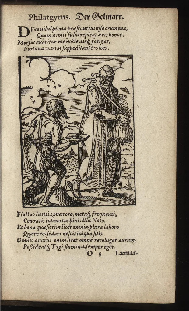 An illustration from De omnibvs illiberalibvs sive mechanicis artibvs : hvmani ingenii sagacitate atque industria iam inde ab exordio nascentis mundi vsque ad nostram aetatem adinuentis, luculentus atque succinctus liber, 1574, leaf 236