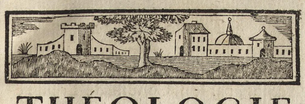 An illustration from La théologie des peintres, sculpteurs, graveurs et dessinateurs, où l'on explique les principes & les véritables regles, pour représenter les mysteres de Notre Seigneur, ceux de la Ste Vierge, les saints en particulier, les différents traits de leur vie, & les autres sujets de dévotion : avec l'indication des meilleurs tableaux, & des morceaux de sculpture les plus estimés en ce genre, qu'on voit dans les eglises de Paris, & dans les cabinets des particuliers, 1765, leaf 28