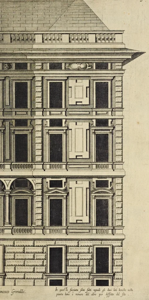 An illustration from Palazzi di Genoua, 1622, leaf 116