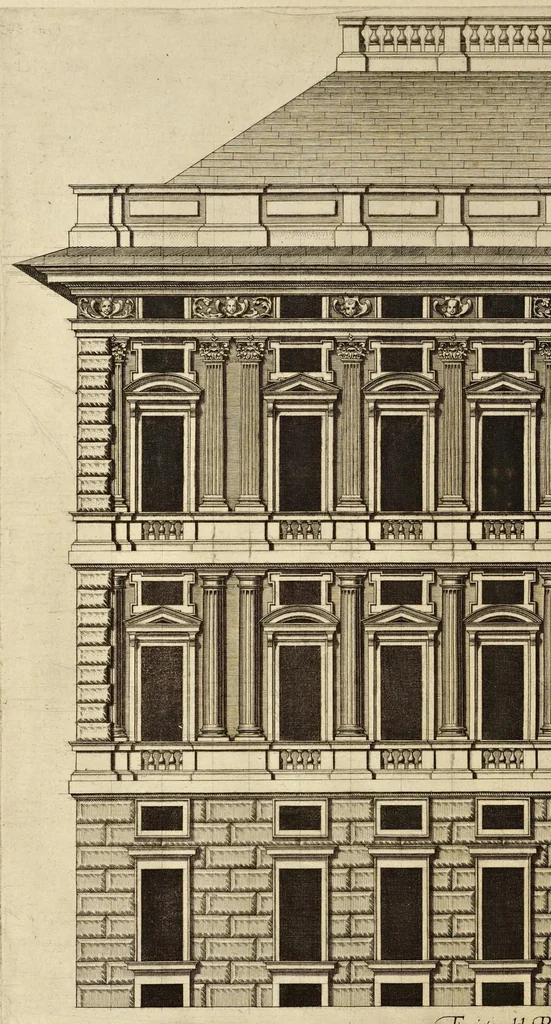An illustration from Palazzi di Genoua, 1622, leaf 131