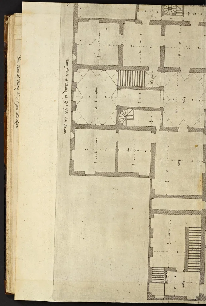 An illustration from Palazzi di Genoua, 1622, leaf 137