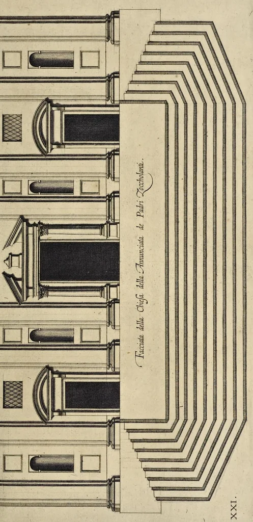 An illustration from Palazzi di Genoua, 1622, leaf 156