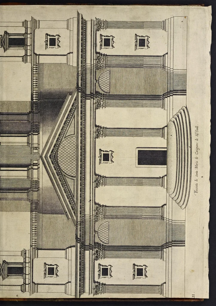 An illustration from Palazzi di Genoua, 1622, leaf 164