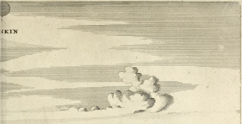 An illustration from Gedenkwaerdig bedryf der Nederlandsche Oost-Indische Maetschappye, op de kuste en in het keizerrijk van Taising of Sina : behelzende het tweede gezandschap aen den onder-koning Singlamong en veldheer Taising Lipoui, door Jan van Kampen en Konstantyn Nobel : vervolgt met een verhael van het voorgevallen des jaers zestien hondert drie en vier en zestig, op de kuste van Sina, en ontrent d'eilanden Tayowan, Formosa, Ay en Quemuy, onder't gezag van Balthasar Bort : en het derde gezandschap aen Konchy, Tartarsche keizer van Sina en Oost-Tartarye : onder beleit van zijne ed. Pieter van Hoorn : beneffens een beschryving van geheel Sina : verçiert doorgaens met verscheide kopere platen, 1670, leaf 497