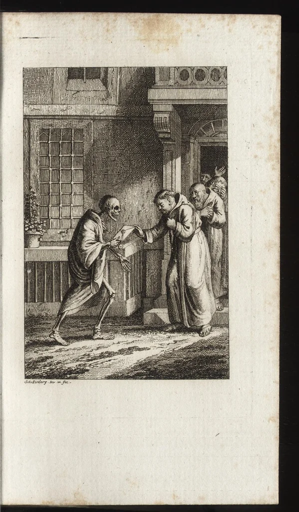 An illustration from Freund Heins Erscheinungen in Holbeins manier, 1785, leaf 80
