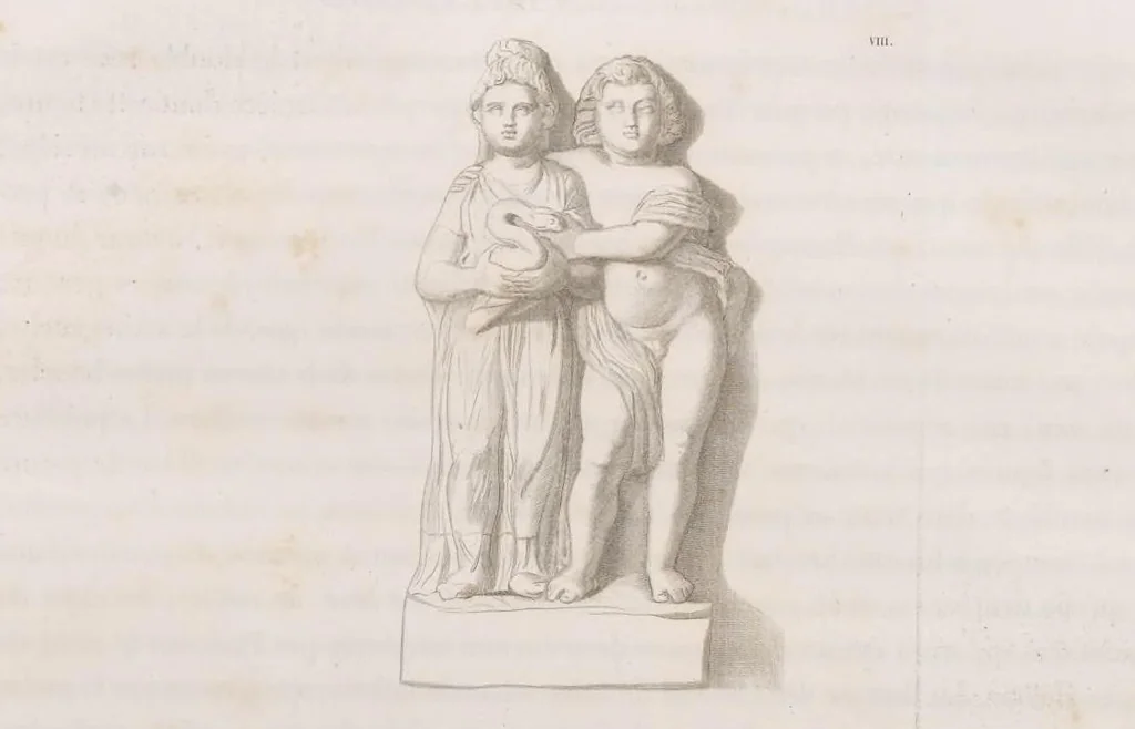 An illustration from Choix de peintures de Pompéi : lithographiées en couleur, 1867, leaf 144