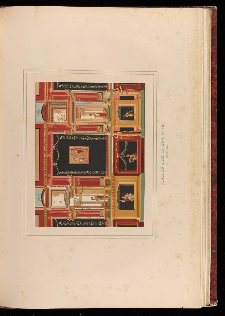 An illustration from Choix de peintures de Pompéi : lithographiées en couleur, 1867, leaf 340