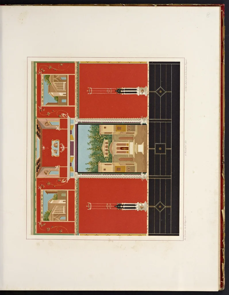 An illustration from Fouilles de Pompei : monuments choisis, leaf 56