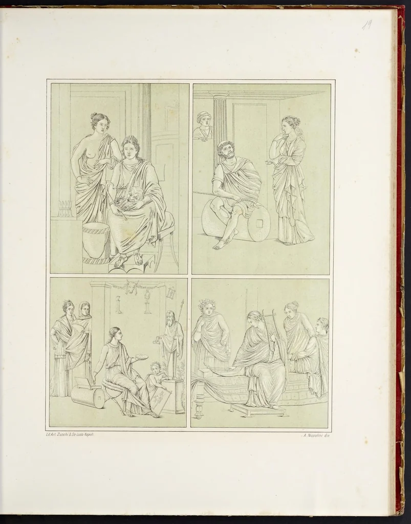 An illustration from Fouilles de Pompei : monuments choisis, leaf 78