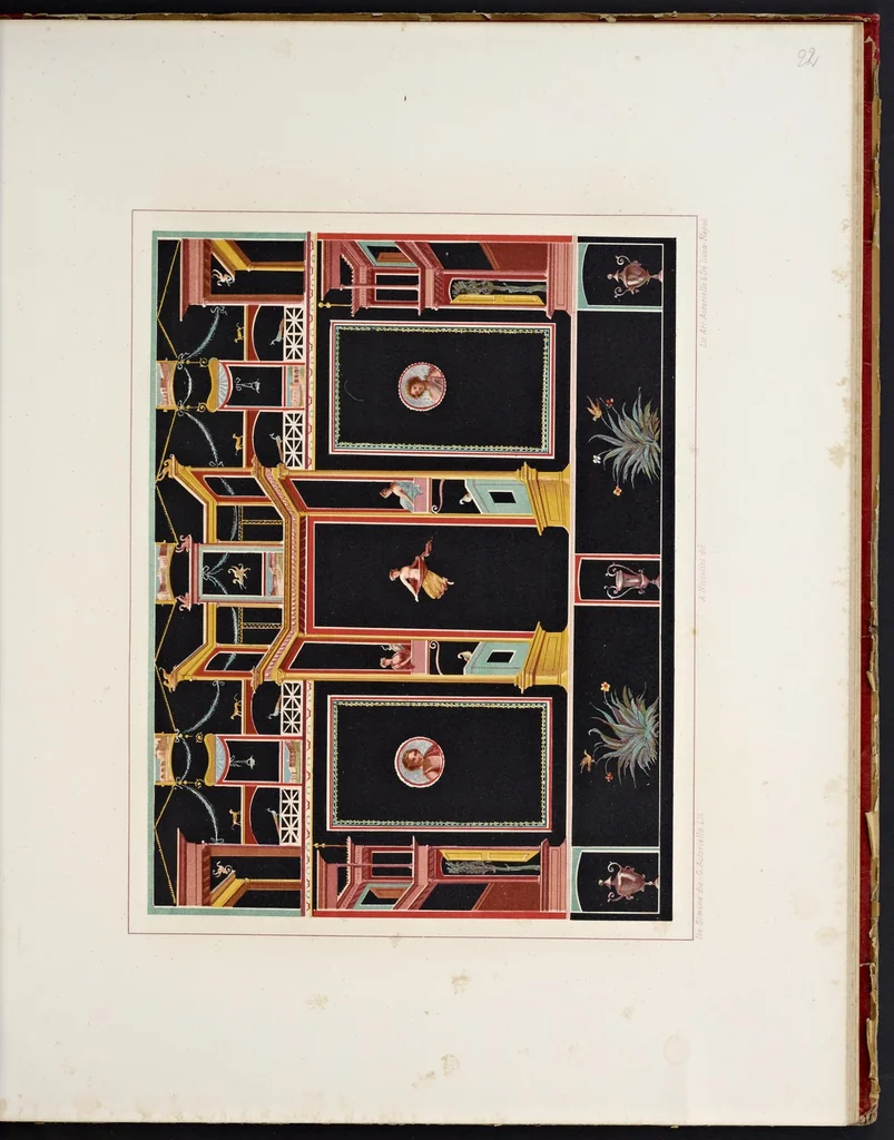 An illustration from Fouilles de Pompei : monuments choisis, leaf 84