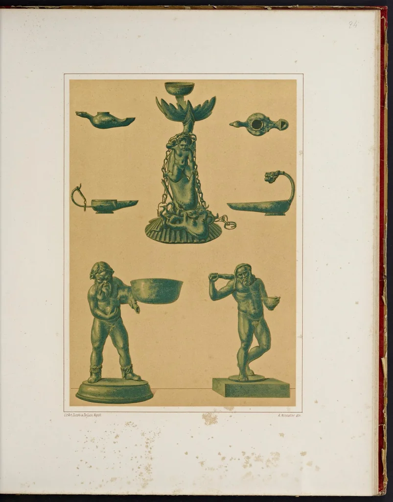 An illustration from Fouilles de Pompei : monuments choisis, leaf 88