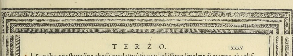 An illustration from Cremona fedelissima citta et nobilissima colonia de Romani : rappresentata in disegno col svo contado et illvstrata d'vna breve historia delle cose piv notabili appartenenti ad essa et de i ritratti natvrali de dvchi et dvchesse di Milano e compendio delle lor vite, 1585, leaf 134
